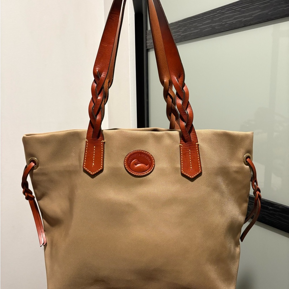 Dooney & Bourke Tan and Brown Tote